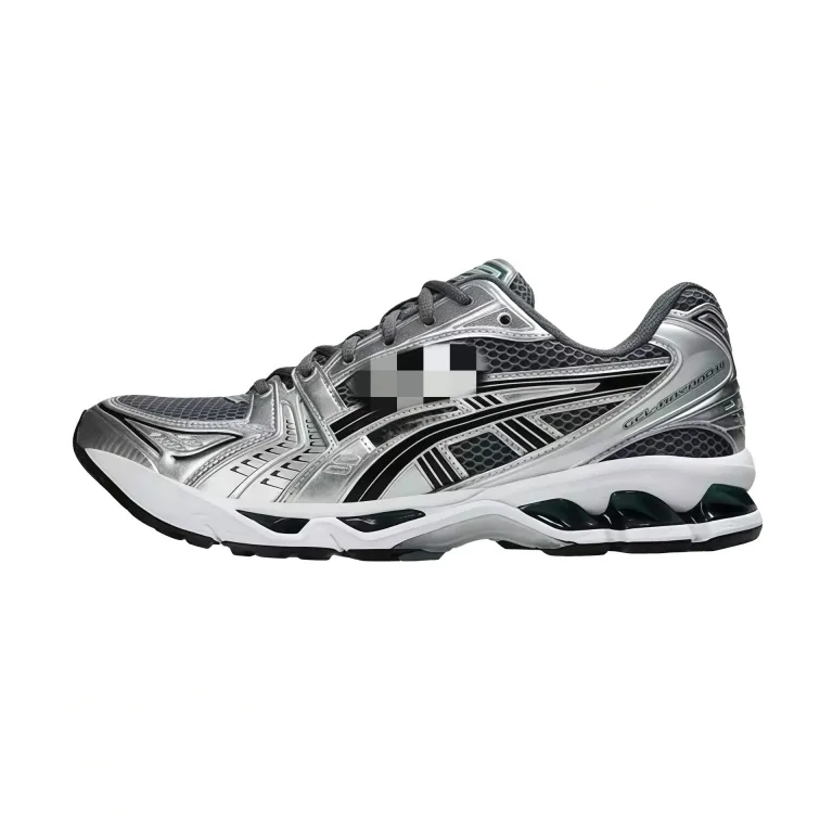 kayano14کفش دویدن ضربه‌گیر زنانه و مردانه ساق کوتاه کفش ورزشی راحتی K14رویه مشکی تنفس‌پذیر و مقاوم در برابر سایش