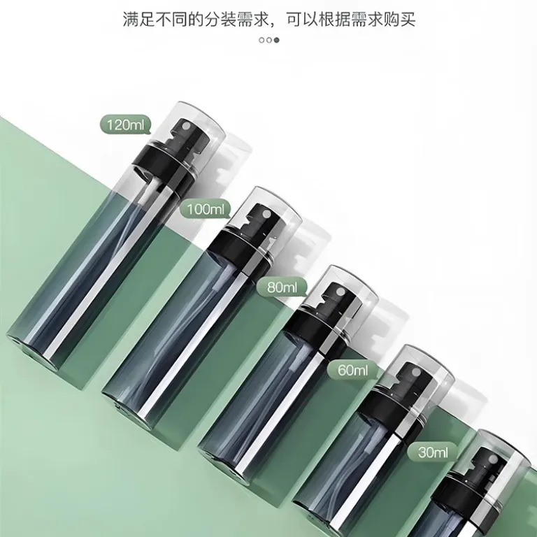 بطری اسپری مه پاش فوق ریز 100ml برای آبرسانی صورت در تابستان، بطری نانو قابل حمل برای مسافرت، بطری تقسیم لوازم آرایشی و عطر