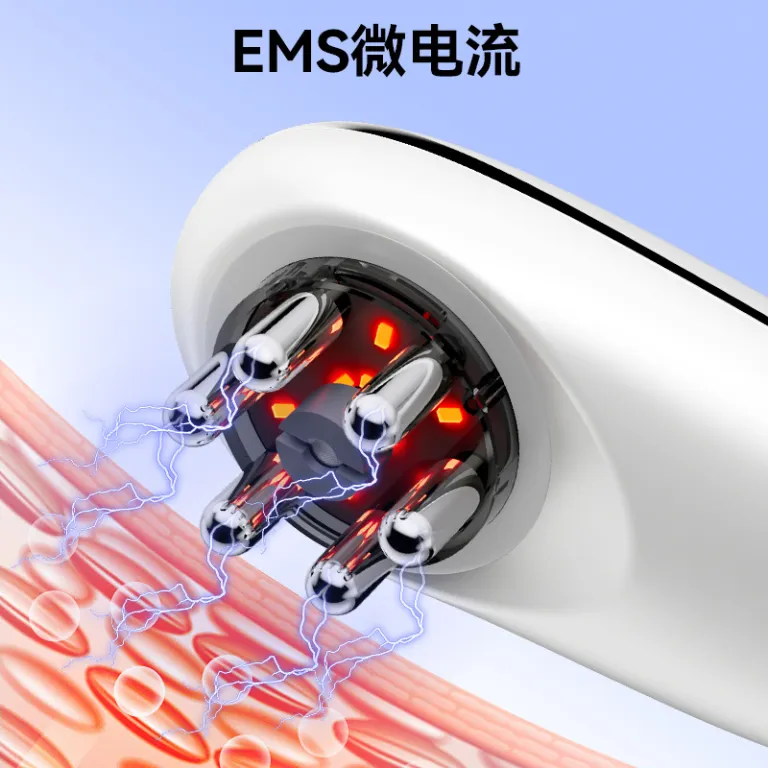 دستگاه لاغری و فرمدهی صورت و بدن با EMS و میکروجریان، ماساژور برقی گواشا و بادکش برای لاغری ران و شکم