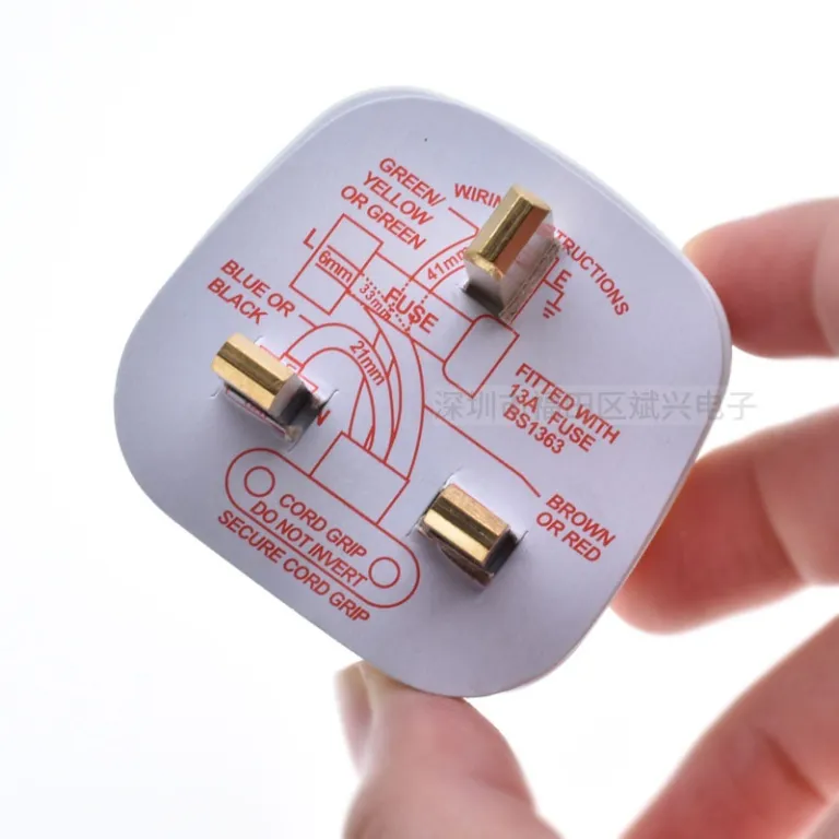 فروش مستقیم کارخانه BS1363 دوشاخه سه‌شاخه جداشدنی با فیوز و کلید مخصوص هنگ‌کنگ