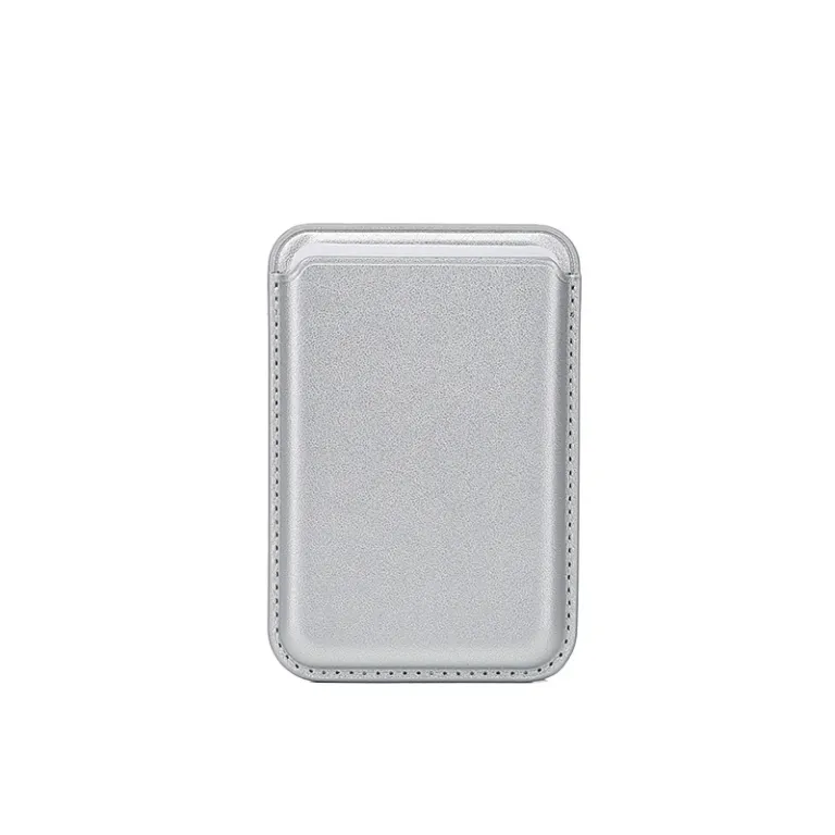کیف کارت چرم PU مگ‌سیف با آهنربای قوی مناسب اپل 16Pro کیف کارت قاب گوشی iPhone17 جا کارتی مگنتی