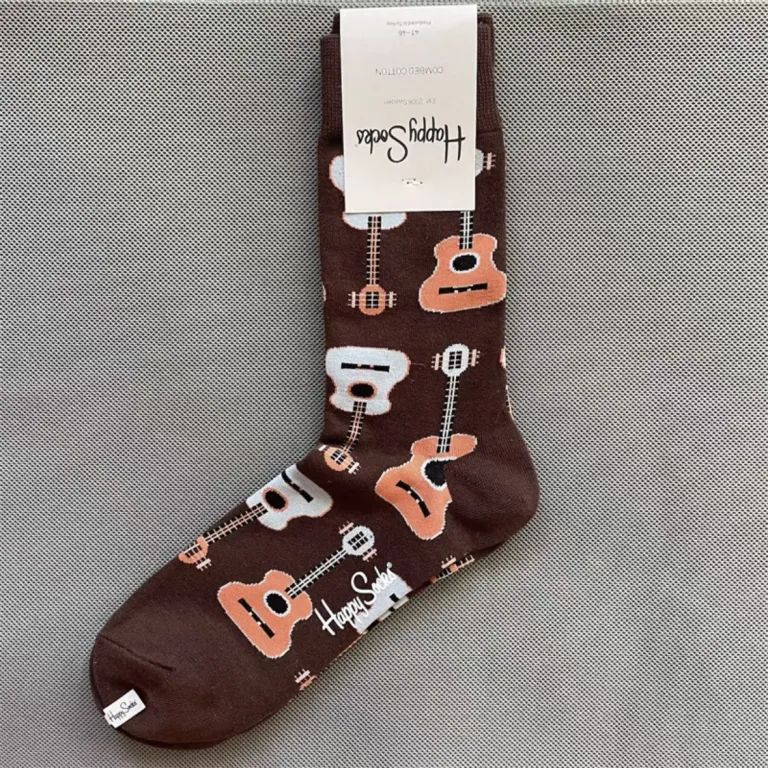 جوراب رنگی HappySocks مردانه طرح کارتونی فانتزی اینستاگرامی ساق‌متوسط بیرونی خیابانی