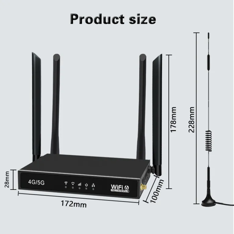 روتر CPE 4G بی‌سیم با سیم‌کارت بریتانیا روسیه آسیای جنوب شرقی 4g روتر تبدیل به وای‌فای