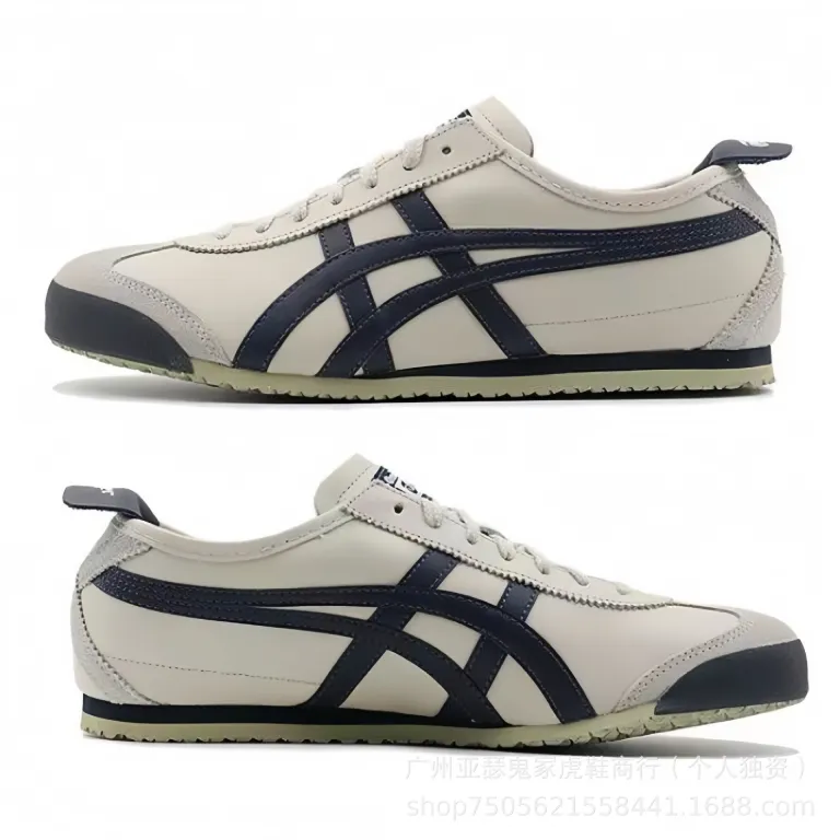 کفش راحتی اسپرت کلاسیک Onitsuka Tiger MEXICO66 مناسب پیادهروی و استفاده روزمره، شیک و همهپسند مدل آگانو