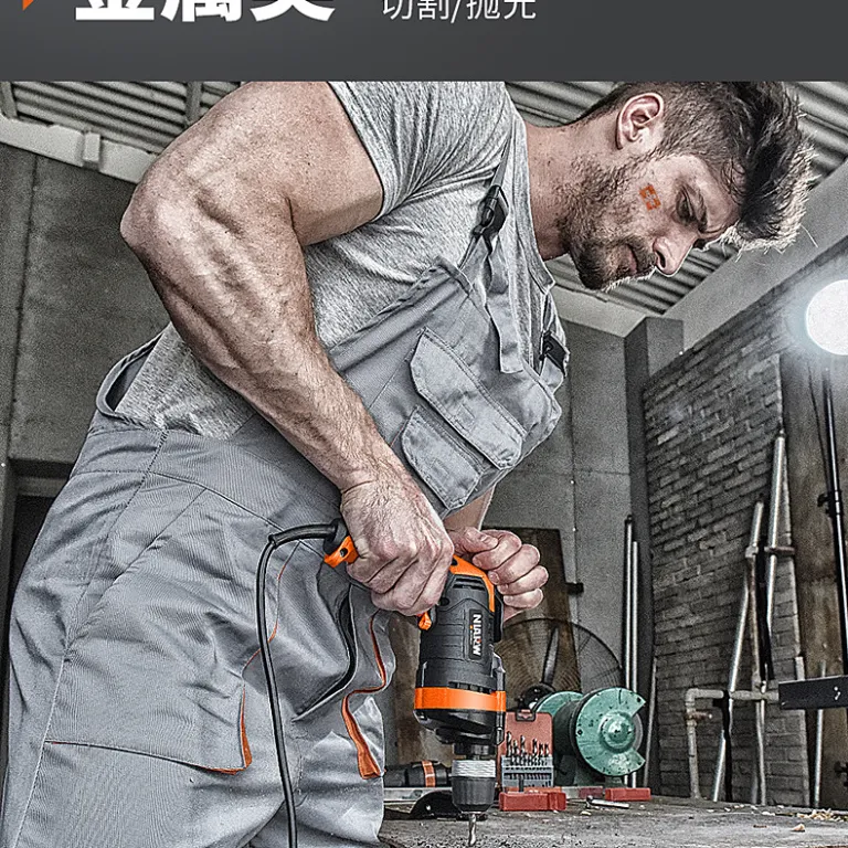 دریل شارژی مستقیم کراس‌بردر 220v صنعتی چندکاره ضربه‌ای ابزار سوراخ‌کاری برقی خانگی