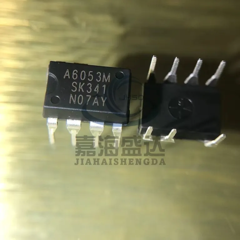 تراشه مدیریت توان DIP اورجینال نو STR-A6053M DIP-7 با علامت A6053M