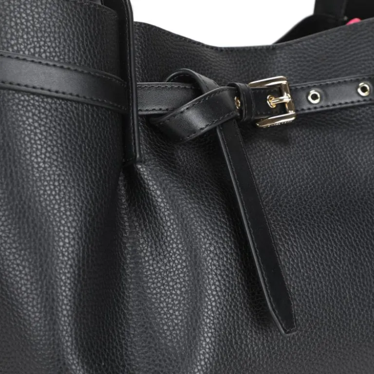 کیف دستی زنانه MICHAEL KORS EMILIA جادار با چرم طرح قلوه‌سنگی