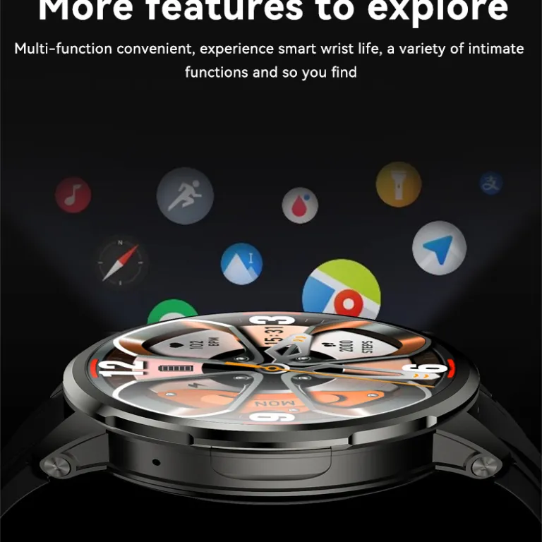ساعت هوشمند بین‌المللی H99 با صفحه گرد و سیمکارت 1.95 اینچ صفحه AMOLED 5G تماس تصویری smart watch