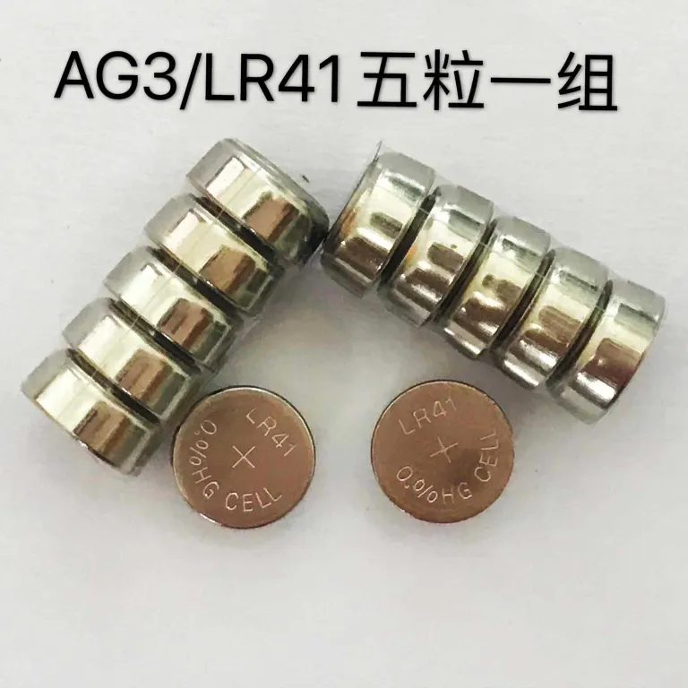موجود در انبار LR41/AG3/L736 باتری سکه‌ای 3 عددی بسته ترکیبی 4.5V قلم اتصال سری الکترونیکی lr41
