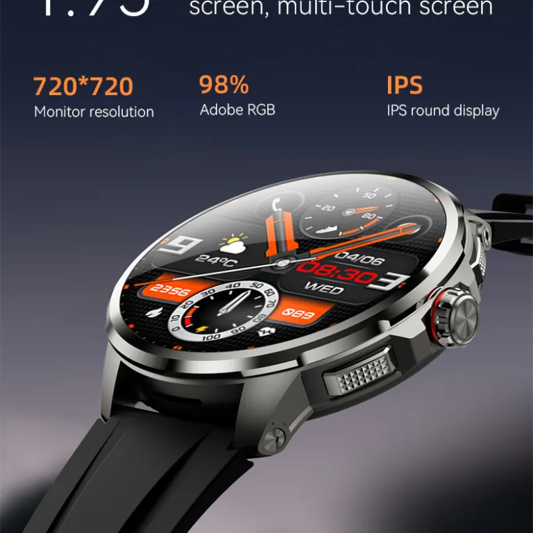 ساعت هوشمند بین‌المللی H99 با صفحه گرد و سیمکارت 1.95 اینچ صفحه AMOLED 5G تماس تصویری smart watch
