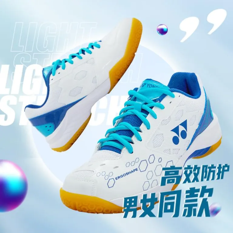 کفش بدمینتون یونکس YONEX مدل yy زنانه و مردانه، کفش ورزشی تمرینی و مسابقهای با تهویه هوا و ضربهگیری