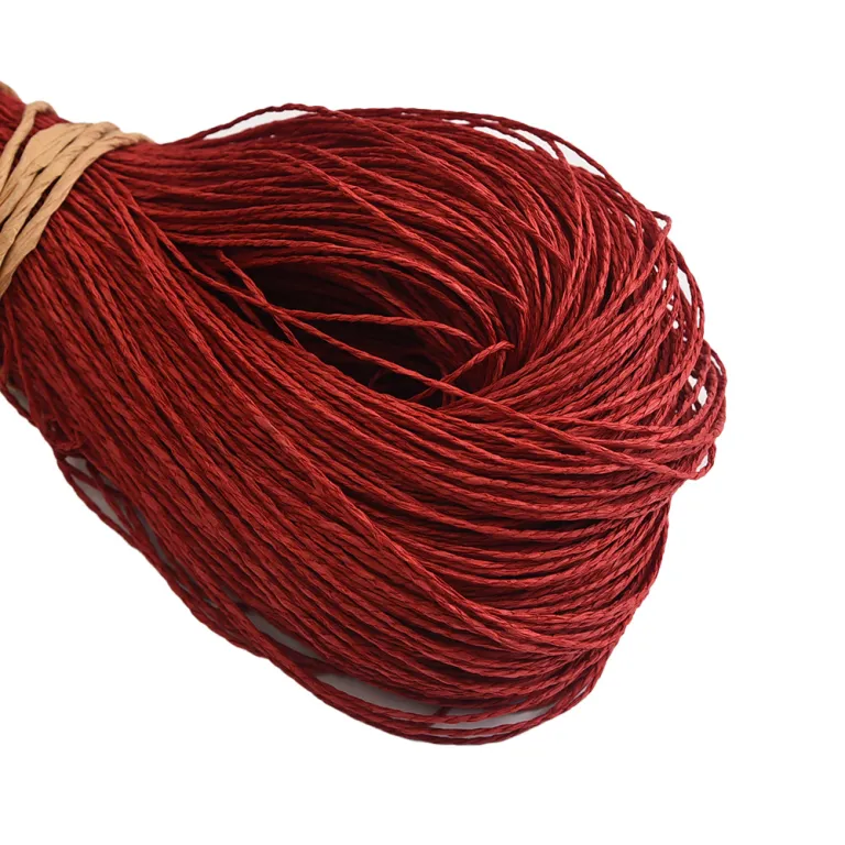 طناب کاغذی رافیا 1.5/2mm دولا برای بسته‌بندی کیک، هدیه و لوازم دارویی