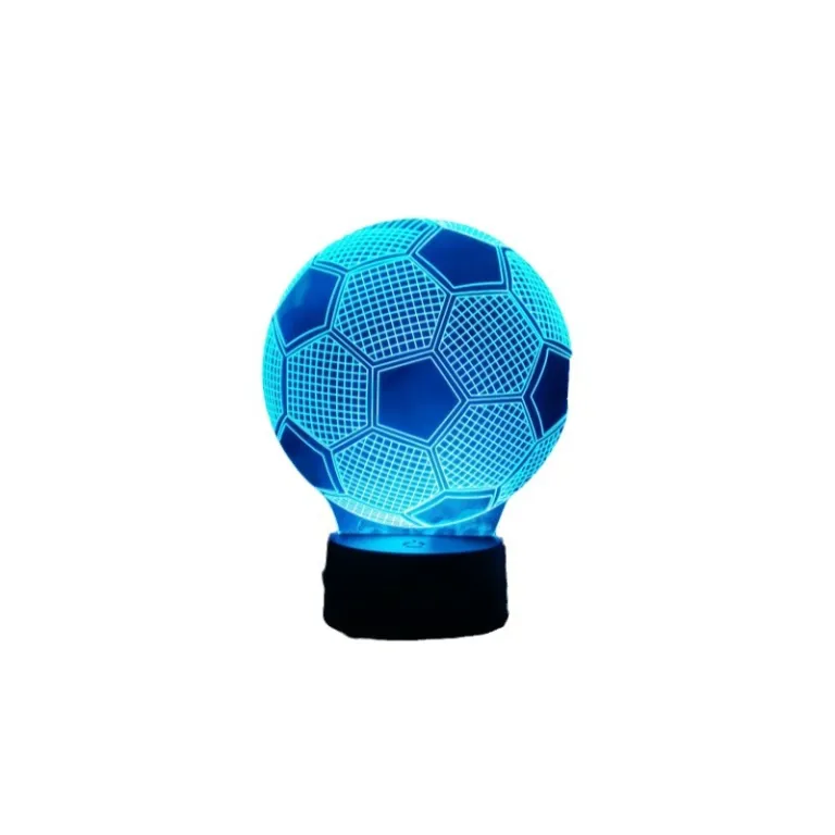 چراغ خواب LED لمسی هفت‌رنگ با کنترل از راه دور و پورت USB سری توپ بسکتبال، فوتبال و والیبال مخصوص صادرات 3D