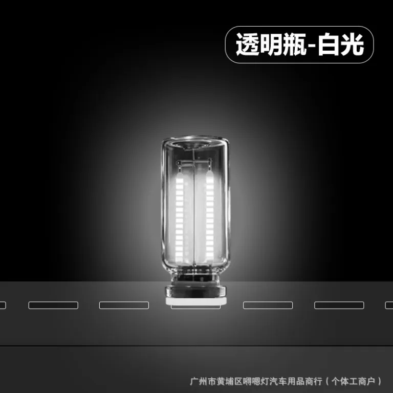 چراغ خواب USB جدید کراس‌بوردر طرح بطری خودرو، چراغ لمسی شیشه‌ای کنار تخت و خودرو، چراغ LED رترو فضاساز