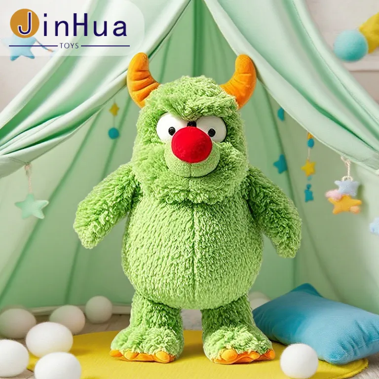 عروسک پولیشی هیولای بامزه دماغ قرمز Red nose monster سفارشی جدید صادراتی