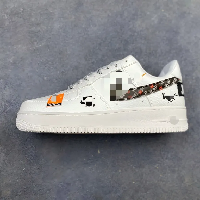 AF1‘07 کفش کتانی ساق کوتاه / کفش راحتی، دوخت لبه‌دار با جعبه اصلی و کفی هوا کامل