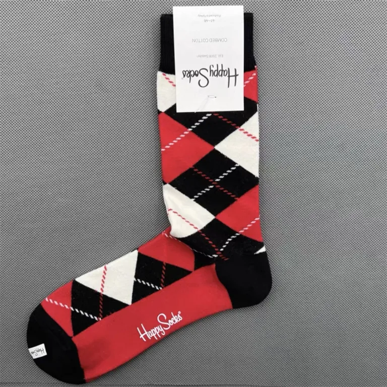 جوراب رنگی HappySocks مردانه طرح کارتونی فانتزی اینستاگرامی ساق‌متوسط بیرونی خیابانی