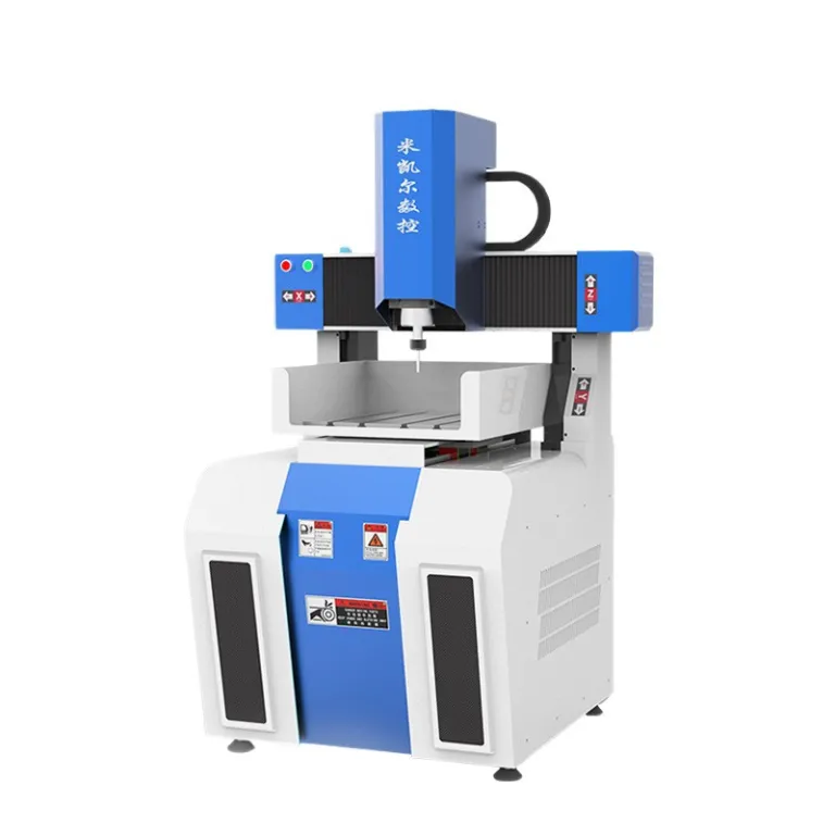 دستگاه حکاکی CNC رومیزی تمام‌اتوماتیک فلزات کوچک 4040 قالب چهار و پنج محوره با دقت بالا و توان بالا