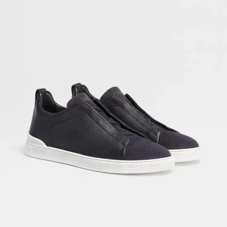 کفش مردانه جنی جدید فروشگاه کارخانه 24 راحتی بدون بند چرم طبیعی رویه اسپرت کژوال همه‌کاره