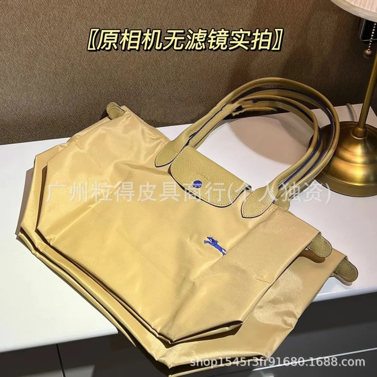 کیف توت Longchamp 70 مدل گلدوزی سالگرد، کیف دوشی، کیف دستی، کیف مامان، مناسب استفاده روزانه با ظرفیت بالا