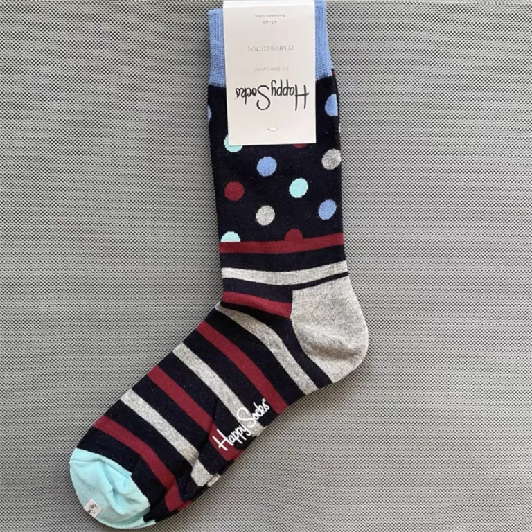 جوراب رنگی HappySocks مردانه طرح کارتونی فانتزی اینستاگرامی ساق‌متوسط بیرونی خیابانی