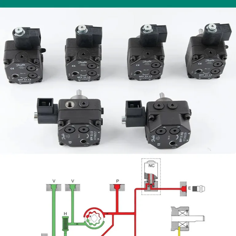 پمپ روغن اصلی Danfoss BFP21L3/R3/L5/R5 مخصوص مشعل
