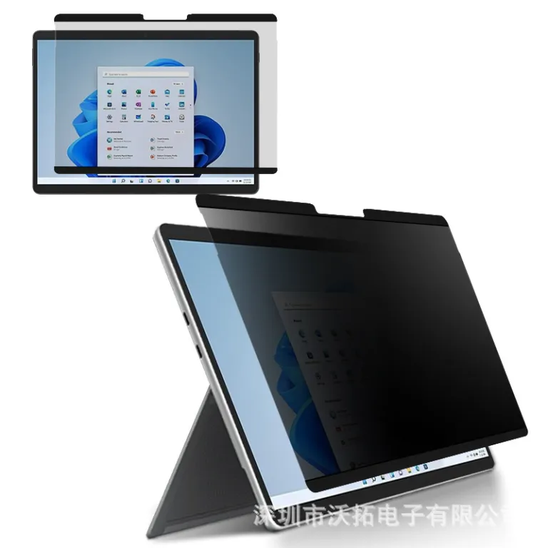 محافظ صفحه مغناطیسی ضد جاسوسی مناسب MacBook13 اینچ 14pro قابل جدا شدن وضوح بالا ضد انعکاس عمده کارخانه منبع کراس بوردر
