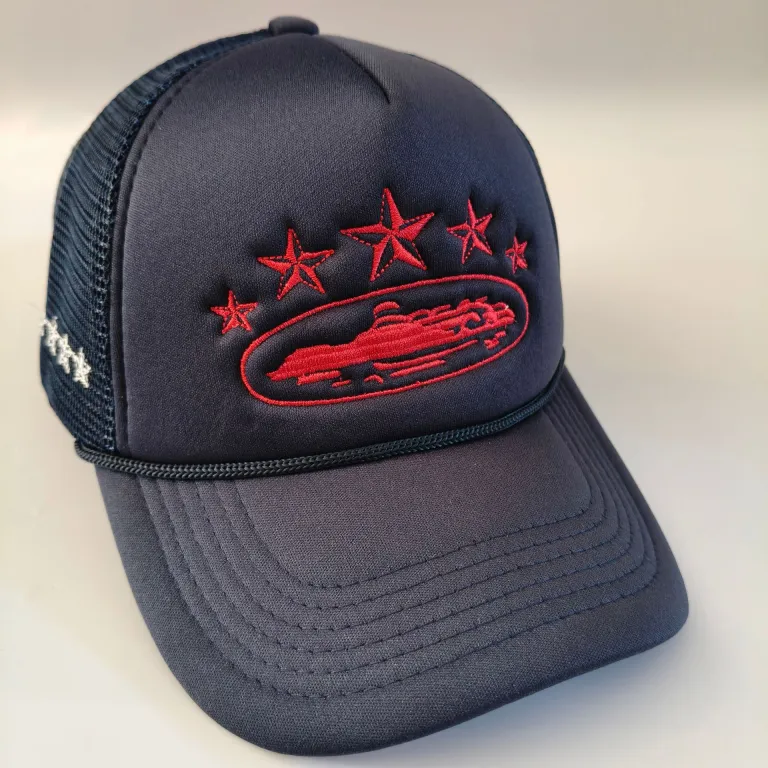 کلاه کامیون‌دار آمریکایی Corteiz 5 Starz Alcatraz Trucker 2023 مدل جدید