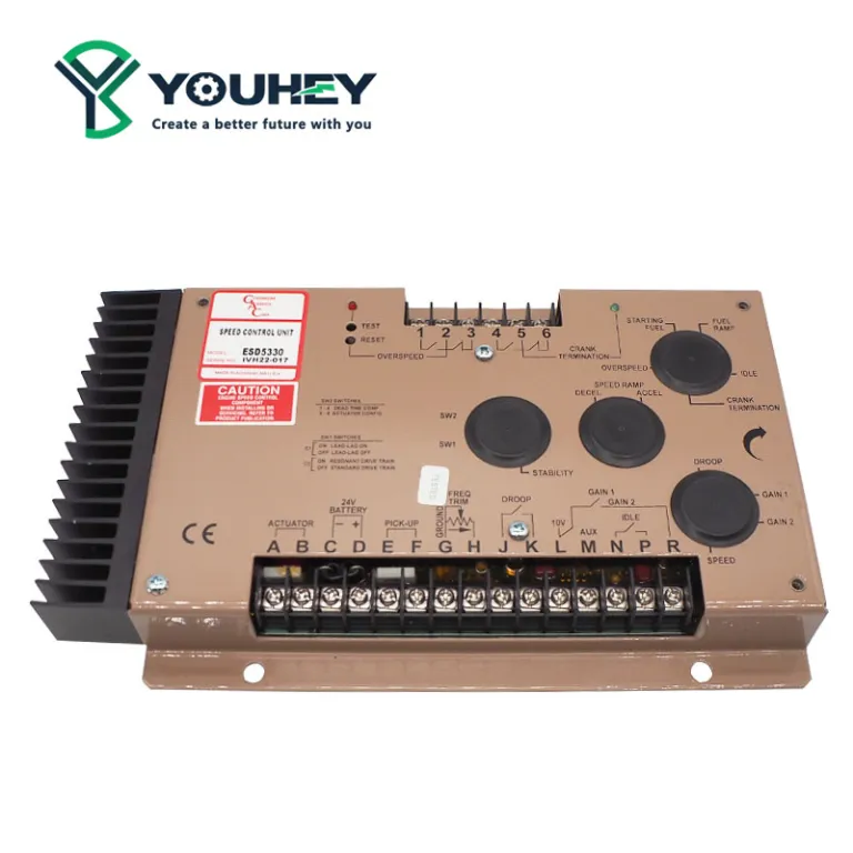 ESD5330 ماژول کنترلر تغییر سرعت الکترونیکی برای تنظیم دور موتور دیزل ژنراتور