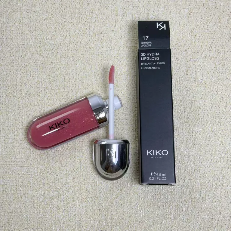 رژ لب مایع آینه‌ای تک‌سر KIO مخصوص صادرات 3D 02 22 12 رژ لب براق شیشه‌ای موجود در رنگ حبوبات 6.5ML
