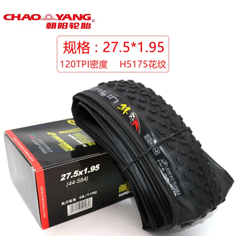 لاستیک تاشو کوهستان چائویانگ Sun XC A-815 26 27.5 29x1.95 ضدپنچری با لایه پوست دایناسور