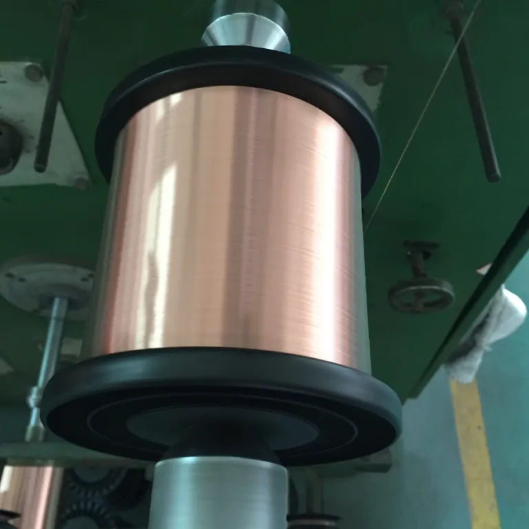 سیم لخت مسی با روکش آلومینیوم-منیزیم (CCAM) آبکاری شده/روکش‌دار تولید کارخانه: 0.12-0.19mm هادی کابل کواکسیال