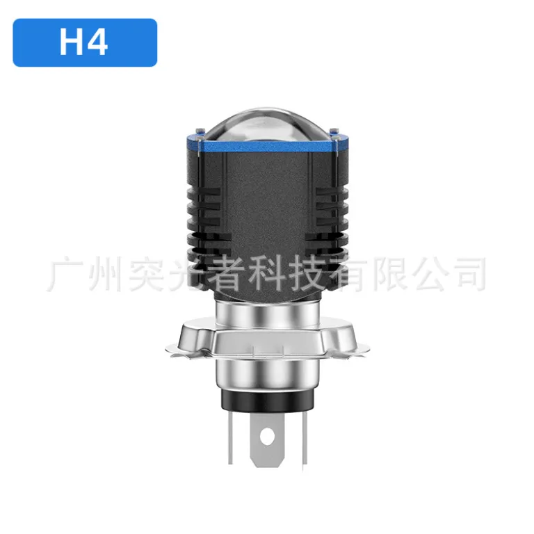 چراغ LED موتورسیکلت TGZ با فروش مستقیم کارخانه، H4 H6 BA20D 12W، نور بالا با تمرکز و چراغ روز