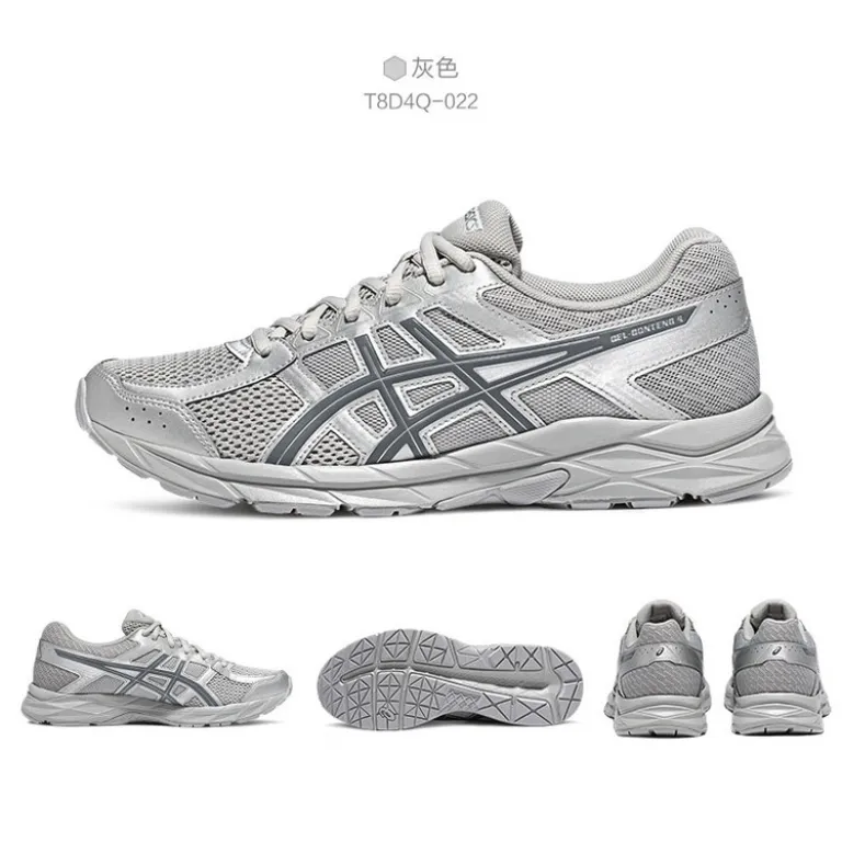 کفش دویدن مردانه ASICS سبک، تنفس‌پذیر و ضربه‌گیر GEL-CONTEND 4