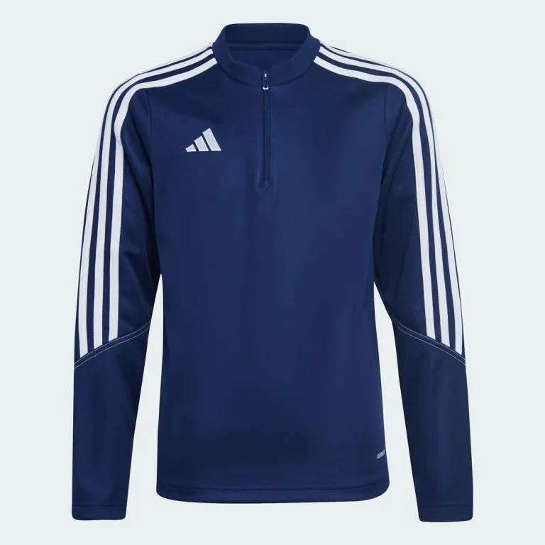 کاپشن ورزشی بچه‌گانه adidas یقه‌گرد راه‌راه راحت و شیک