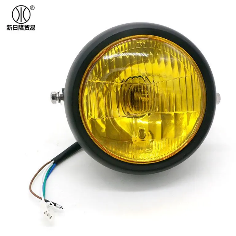 CG125 چراغ جلوی رترو GN125 با بدنه مشکی گرد، عرضه عمده لوازم موتورسیکلت