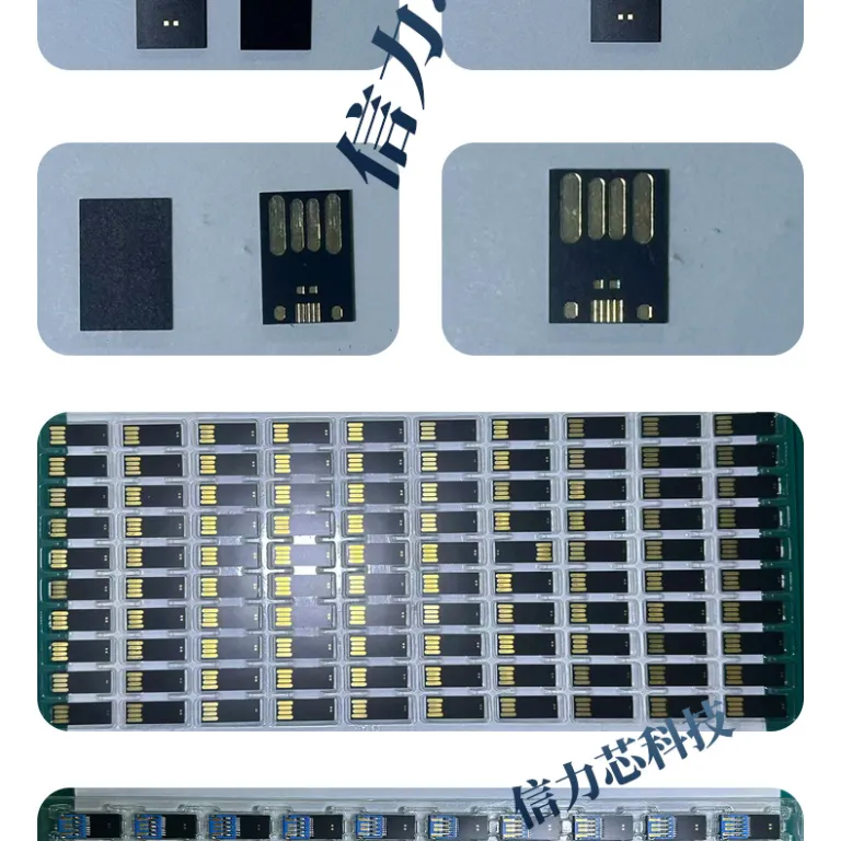 فلش مموری نیمه‌ساخته تراشه‌ای بلک‌تاپ فروش عمده کارخانه 2.0 مدل بلند 4G8G 16g32g usb3.0
