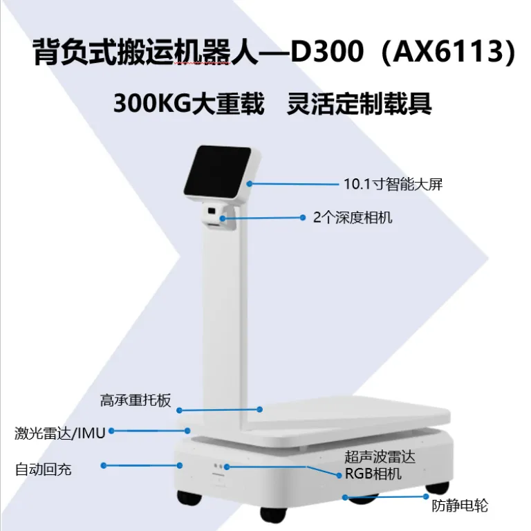 ربات خدمات تحویل و حمل‌ونقل بدون سرنشین AGV برای محوطه کارخانه، کنترل از راه دور مواد و حمل‌ونقل کوتاه‌برد