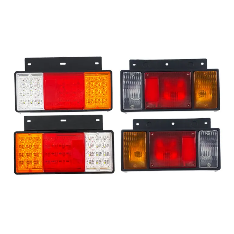 مجموعه چراغ عقب LED ایسوزو NPR/100P/700P ضدآب چراغ ترمز راهنما دنده‌عقب کامیون وانت