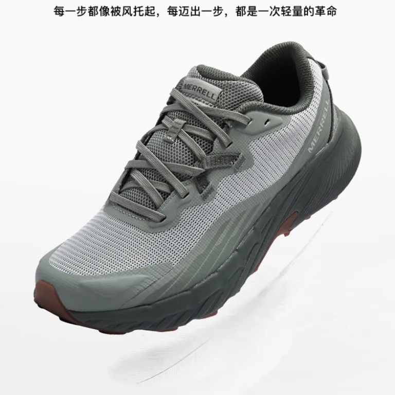 کفش دویدن در مسیرهای ناهموار MERRELL AGILITY TRAIL با زیره ضدلغزش، ضربه‌گیر، سبک و تنفس‌پذیر، مناسب پاییز