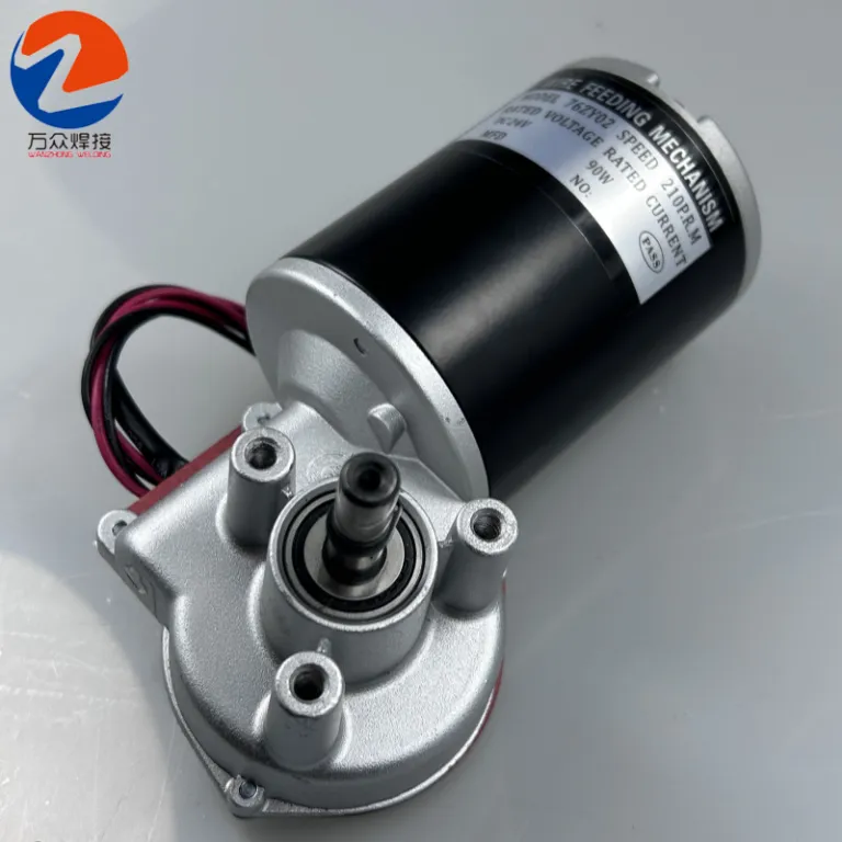 موتور سیمکش دستگاه جوش گاز محافظ 76ZY02 قطر 76mm/DC24V موتور سیمکش