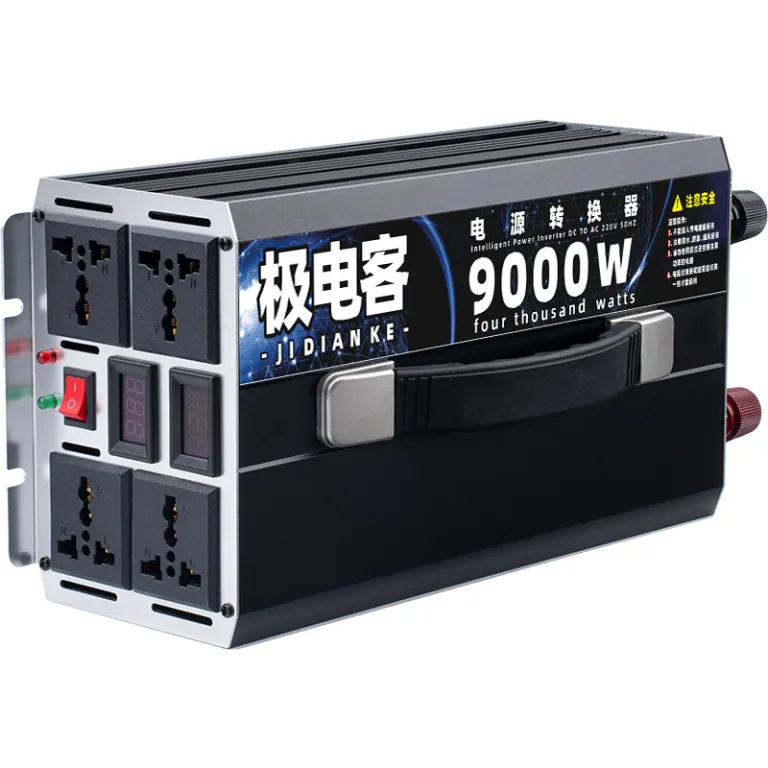 مبدل پرقدرت خودرو کامیون خودروی برقی 12V24V48V60V به 220V اینورتر خودرو موج اصلاح‌شده