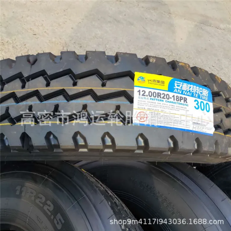 لاستیک کامیون تمامسیمی 8.25/900/1000 /1100/12.00R20 مخصوص کامیون کمپرسی چهار محور جلو و هشت محور عقب