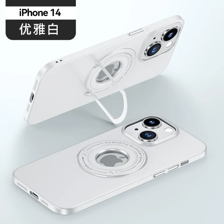 قاب گوشی اپل iphone16PROMAX با پایه مغناطیسی کشویی، مات 15، محافظ تمام‌بدنه 14 13
