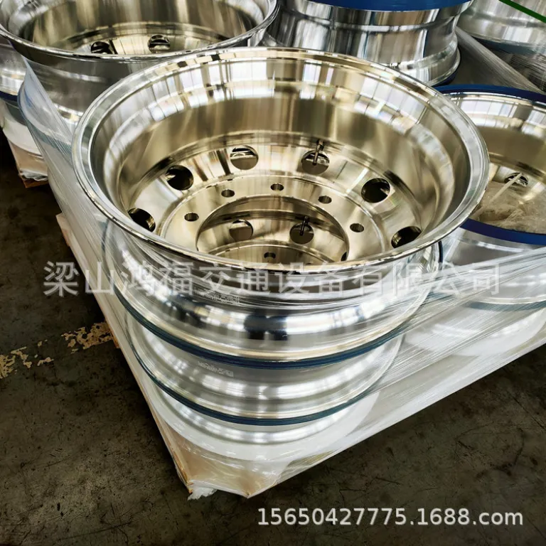 8.25 *22.5 رینگ آلومینیومی فورج‌شده، رینگ آلومینیومی، مناسب کامیون و اتوبوس، سایز 22.5 اینچ