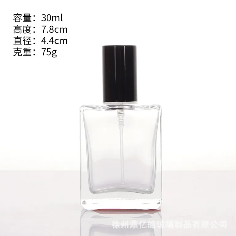 موجود بطری شیشه‌ای تقسیم عطر 30ml50ml100ml بطری عطر، بطری اسپری لوازم آرایشی، بسته‌بندی محصولات مراقبت از پوست