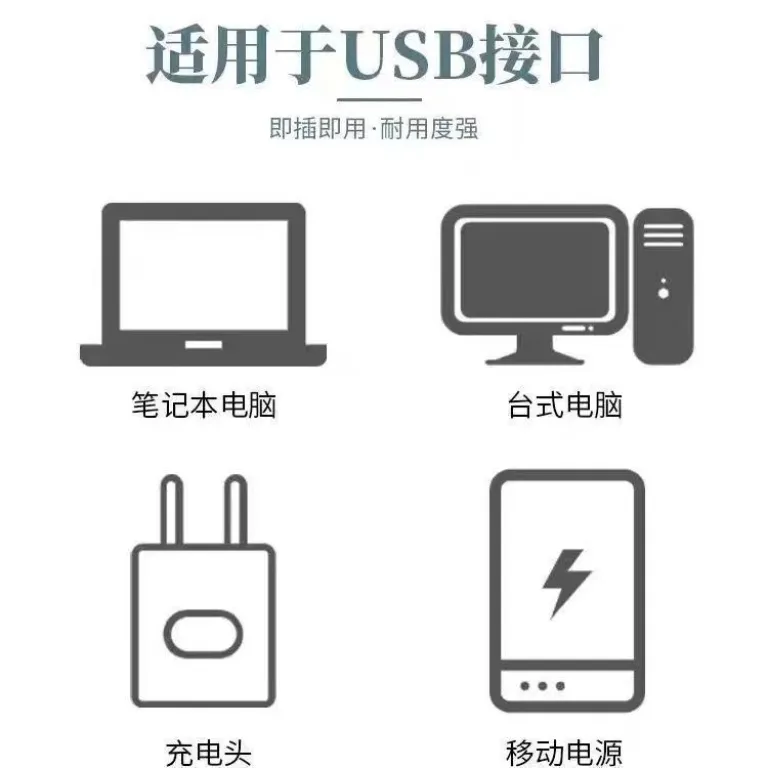 چراغ خواب USB مینیاتوری کم‌مصرف قابل حمل مناسب اتاق خواب، کنار تخت و خوابگاه