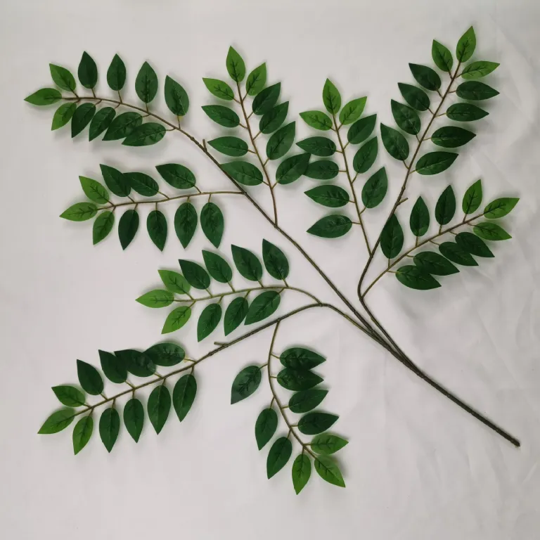 شاخه مصنوعی برگ اقاقیا، نارون و عناب برای محوطه‌سازی و دکوراسیون سبز
