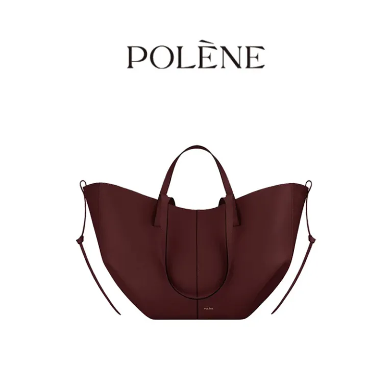 کیف توت کراس‌بوردر مدل بال‌دار polene مدل جدید Cyme کیف دوشی چرم گاوی کیف دستی گنجایش بالا