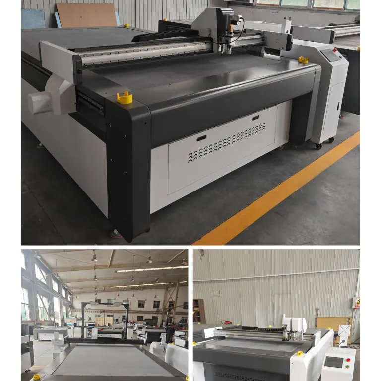 دستگاه برش لیزری CNC با تیغه ارتعاشی برای برزنت